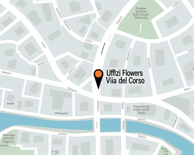 Mappa che mostra la posizione di Uffizi Flowers a Firenze.
